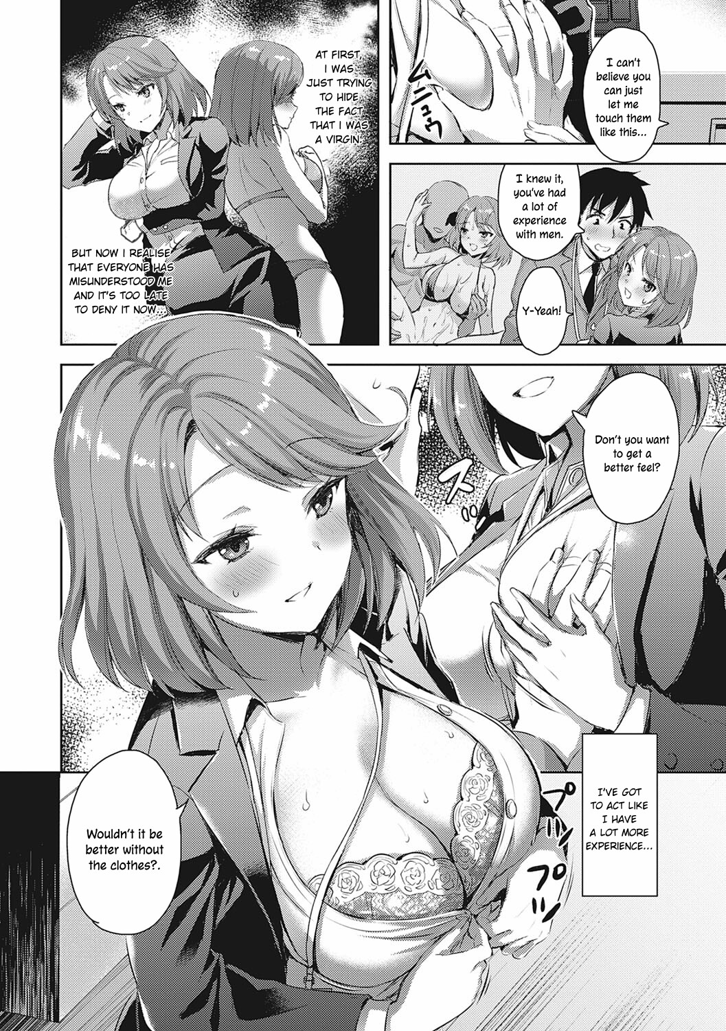 Hentai Manga Comic-When A Contrarian OL Works Overtime with Her Junior Colleague-Read-4